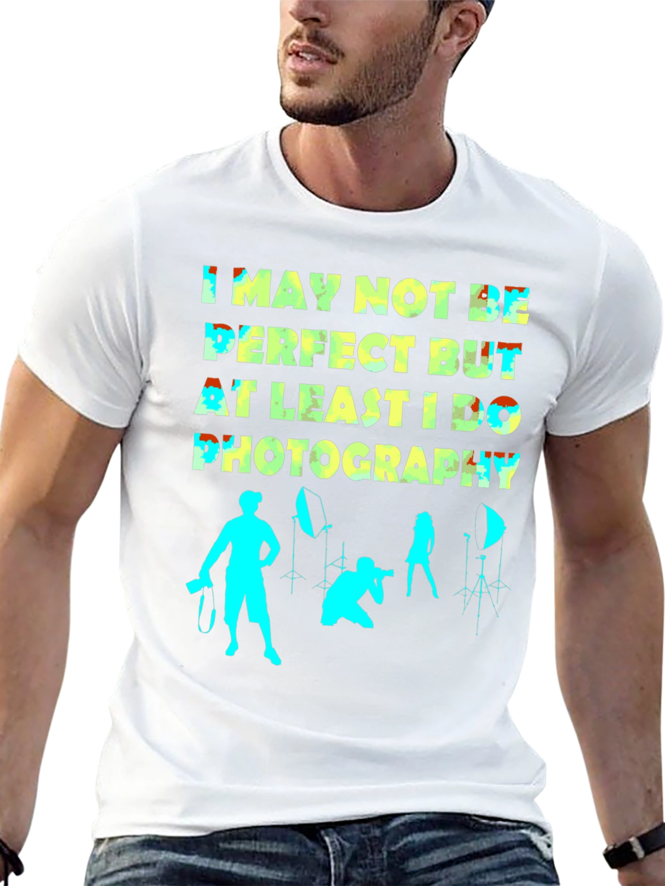 Funny Photography T-Shirt - Not Perfect