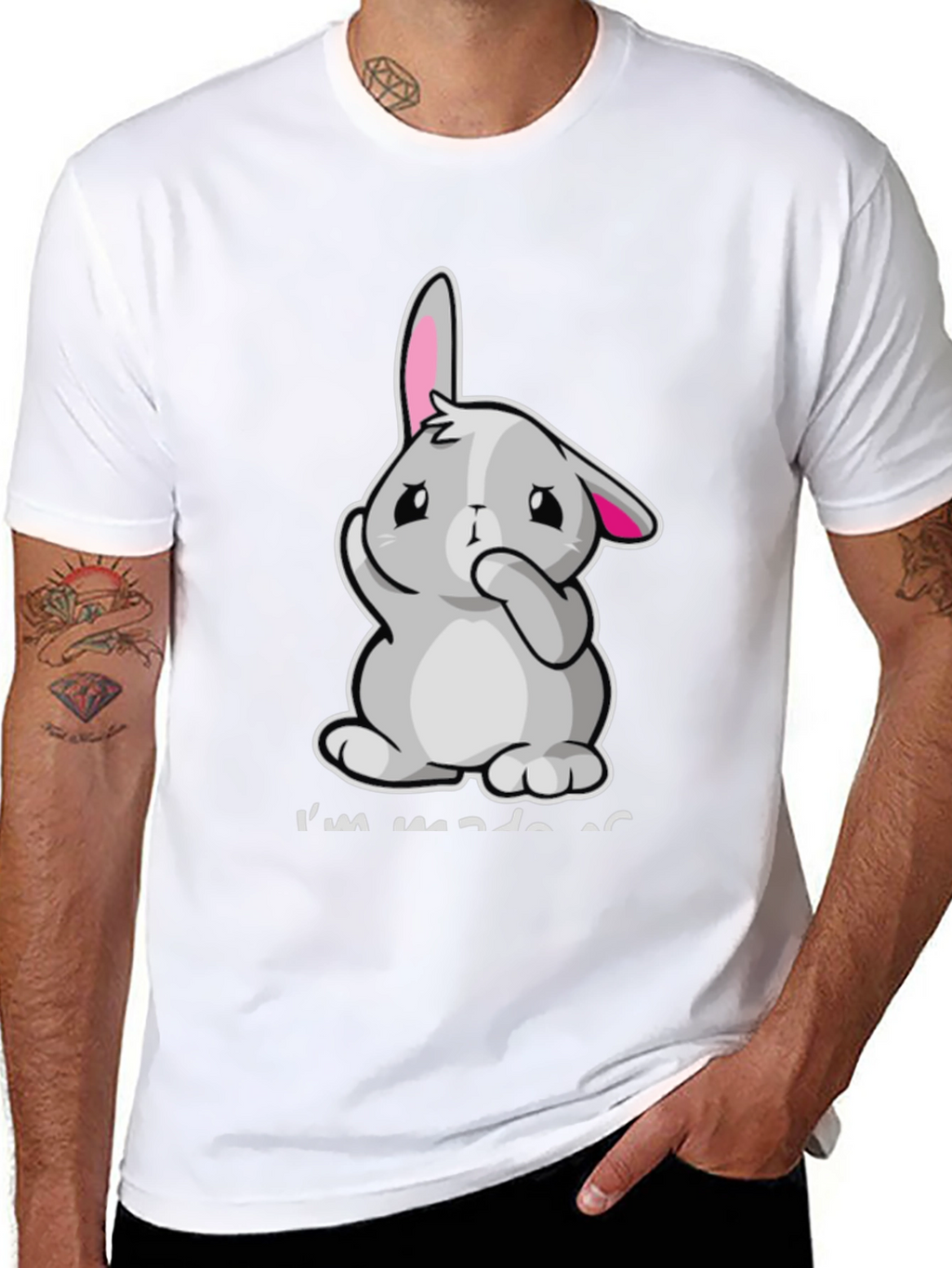 Cute Bunny T-Shirt - Made Of Awesome