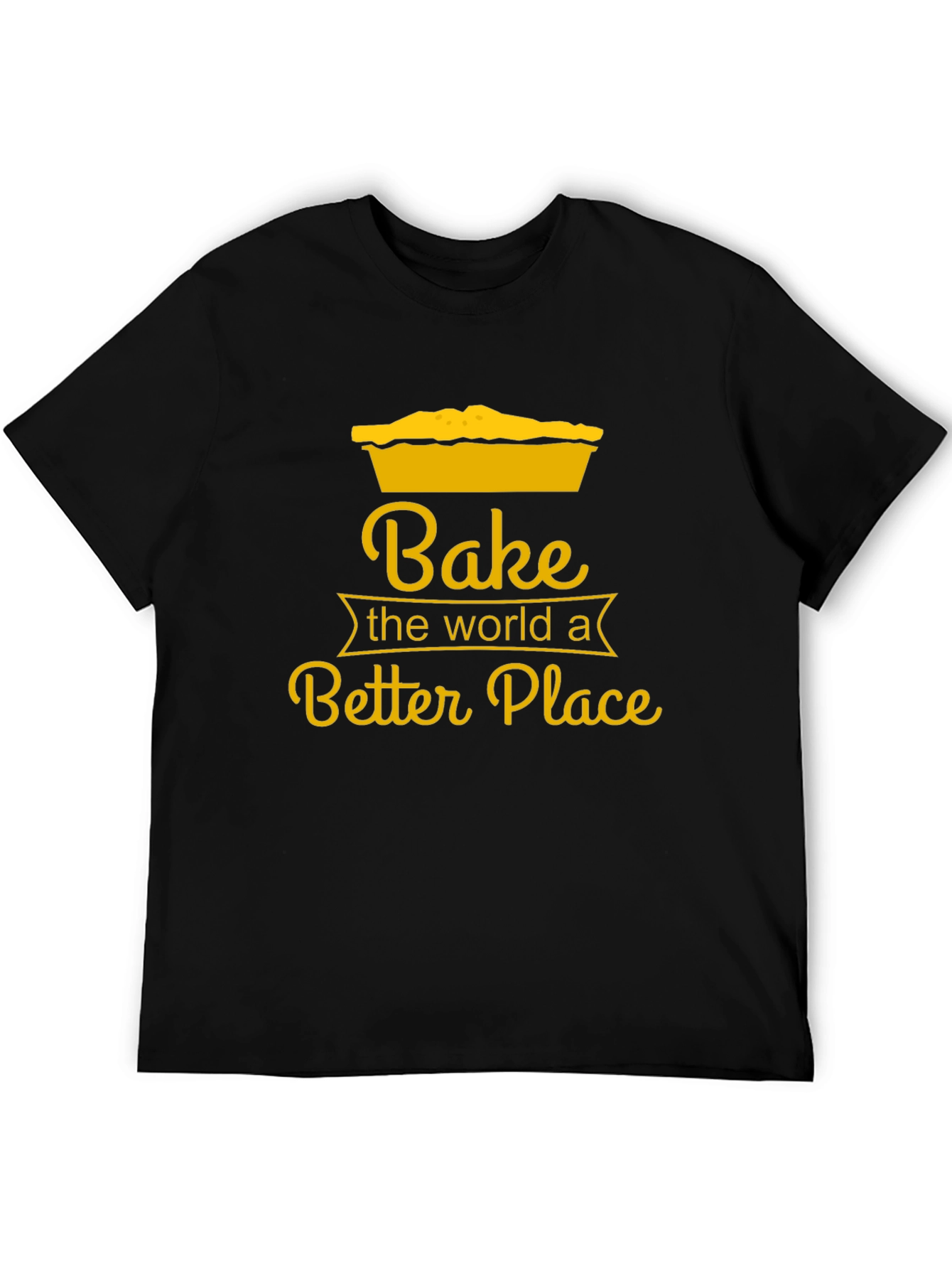 Bake the World T-Shirt - Novelty Baking Tee