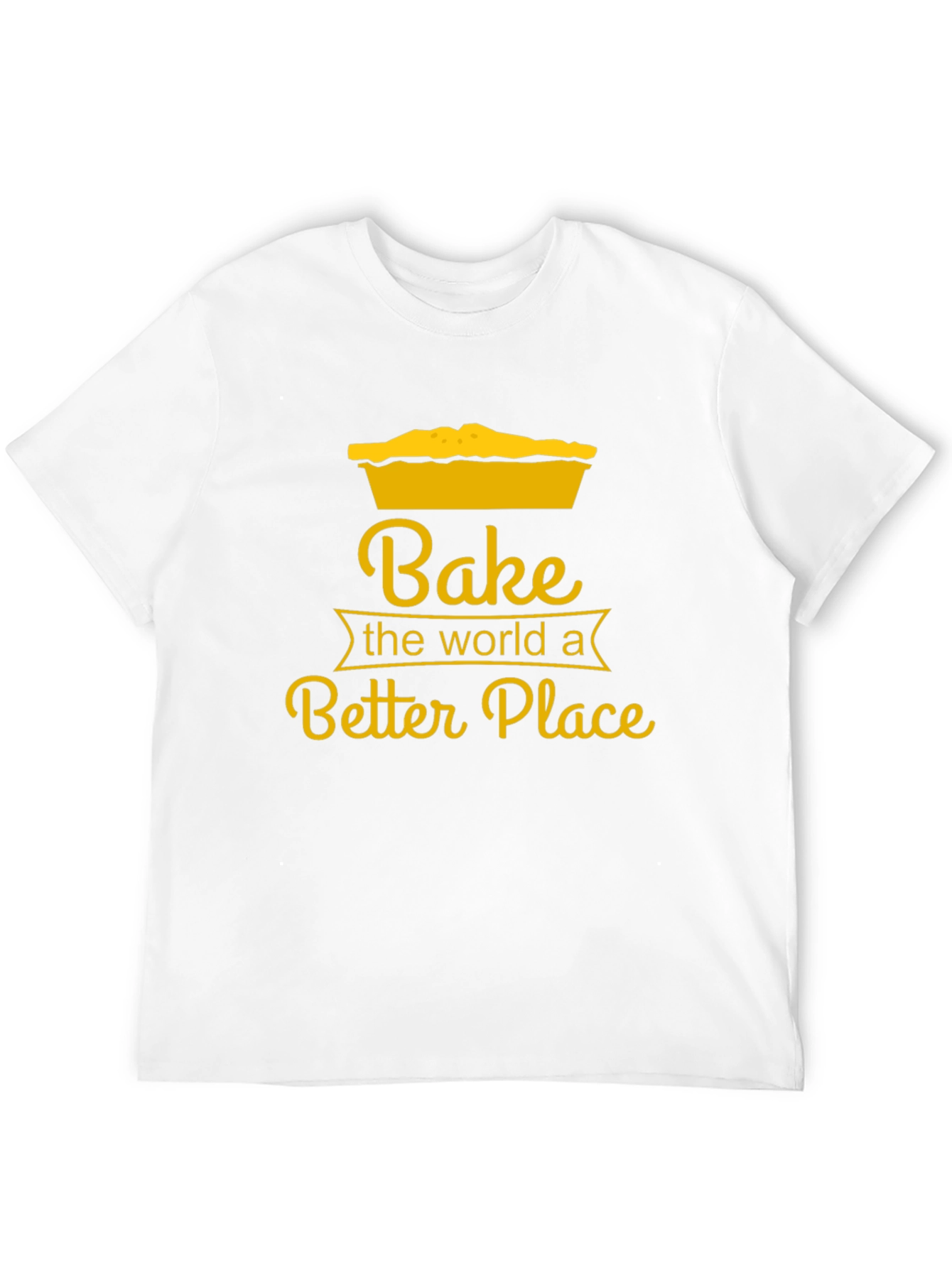 Bake the World T-Shirt - Novelty Baking Tee