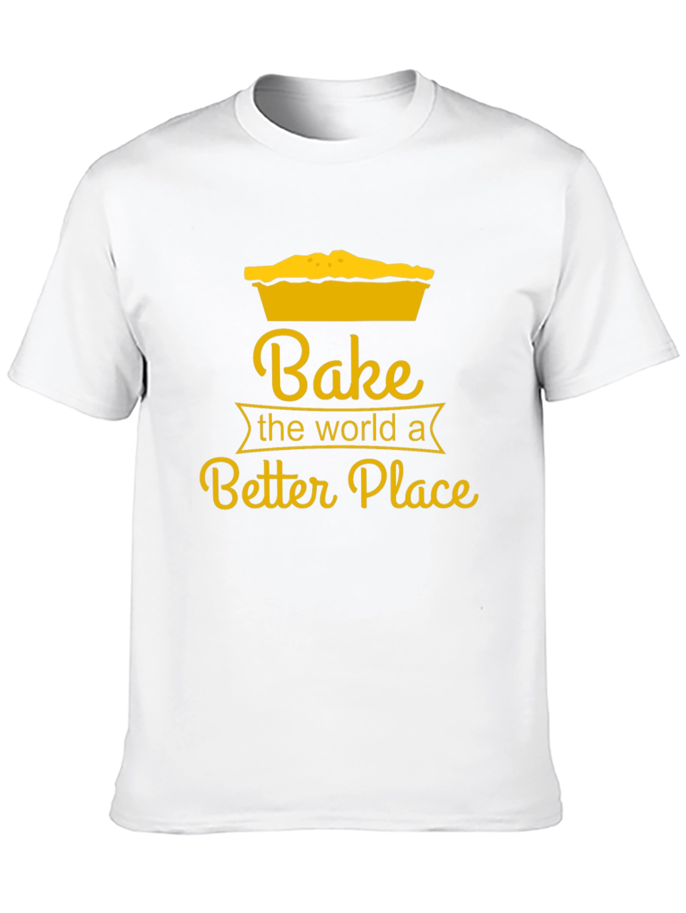 Bake the World T-Shirt - Novelty Baking Tee