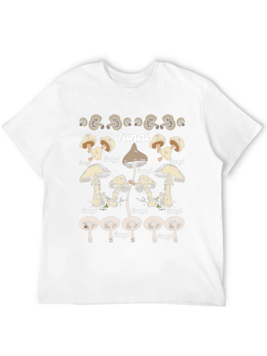 Fungi Graphic Tee - Unique Mushroom Design T-Shirt