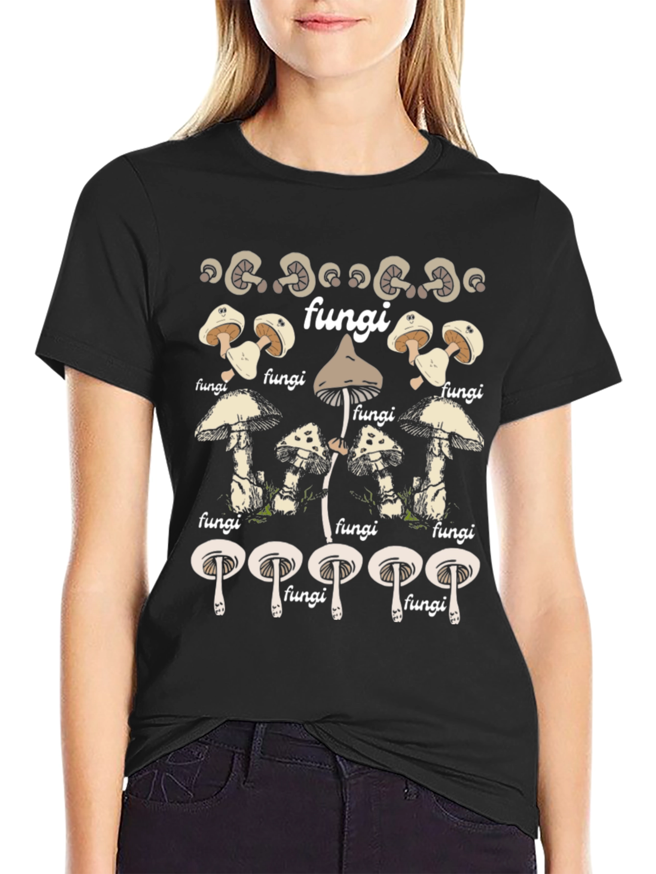Fungi Graphic Tee - Unique Mushroom Design T-Shirt