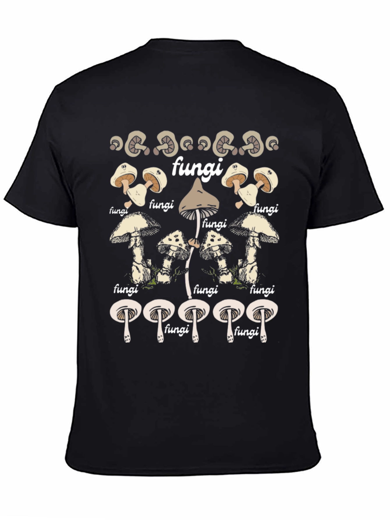 Fungi Graphic Tee - Unique Mushroom Design T-Shirt