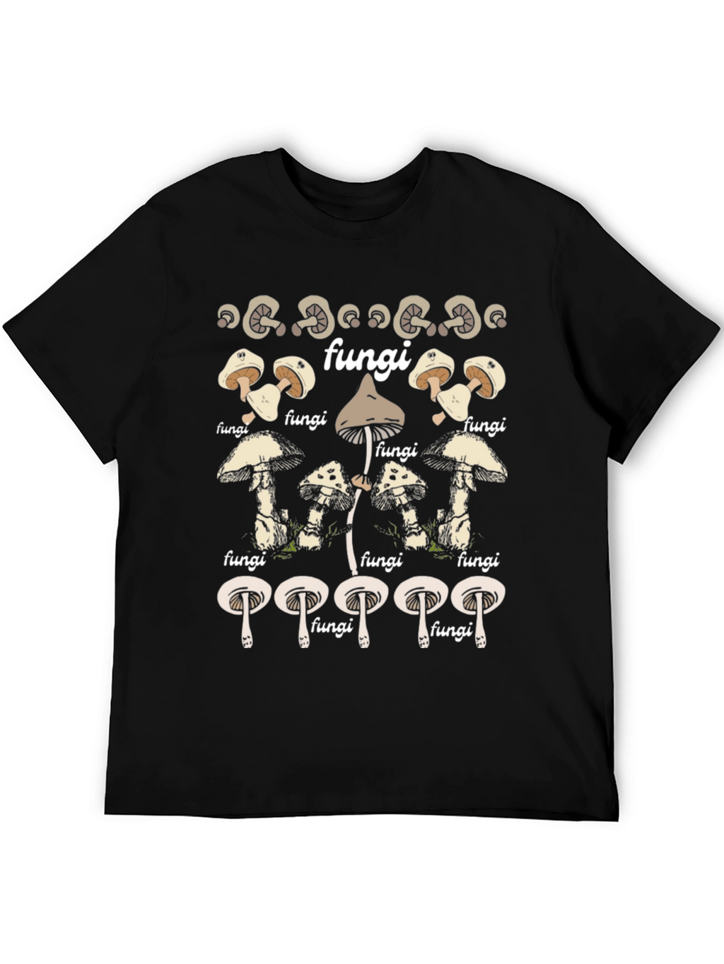 Fungi Graphic Tee - Unique Mushroom Design T-Shirt