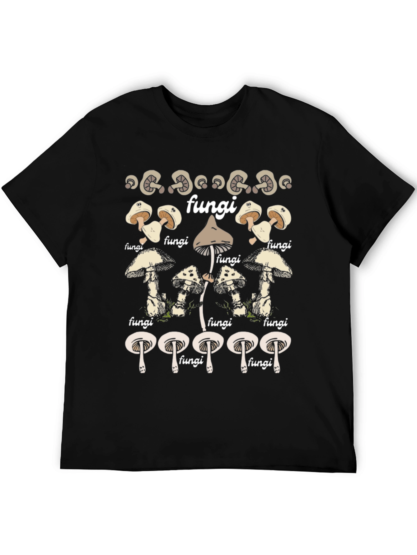 Fungi Graphic Tee - Unique Mushroom Design T-Shirt