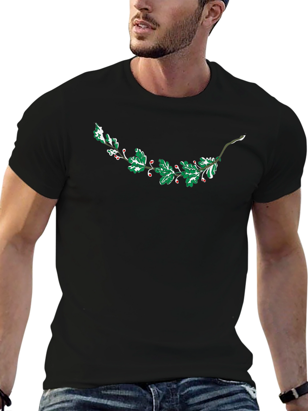 Holiday Holly Berry Graphic T-Shirt