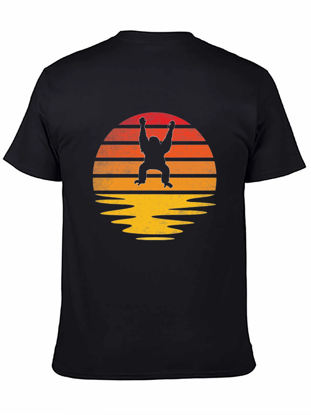 Retro Orangutan Sunset T-Shirt - Classic Style