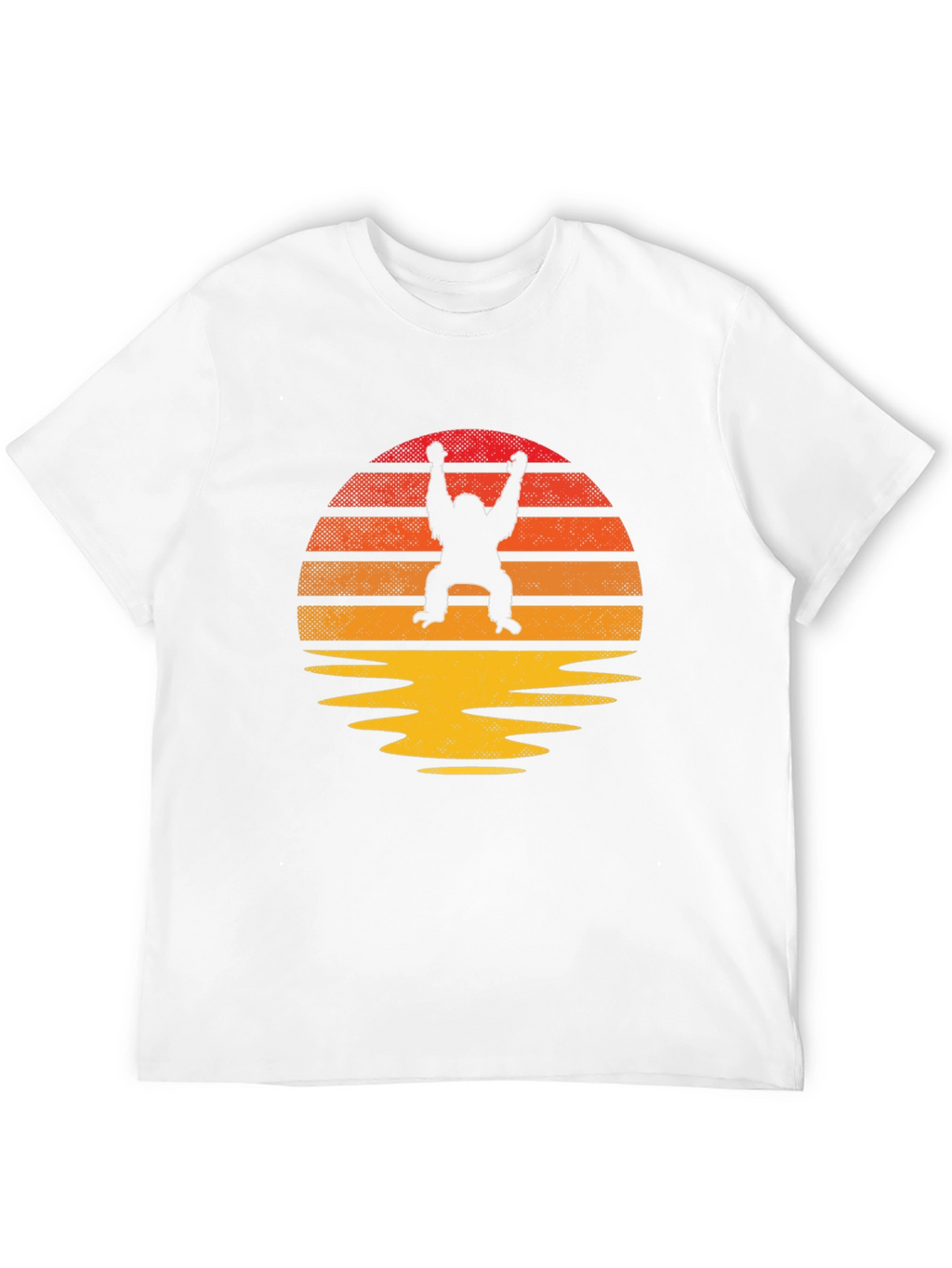 Retro Orangutan Sunset T-Shirt - Classic Style