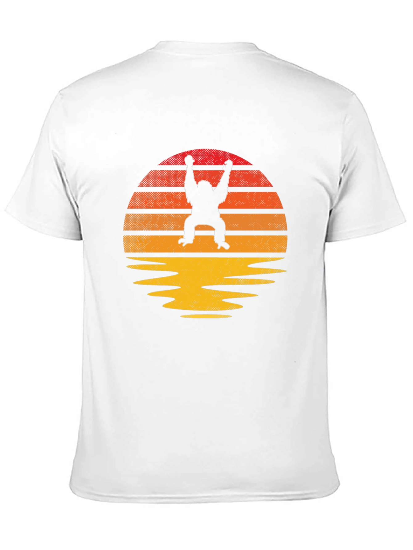 Retro Orangutan Sunset T-Shirt - Classic Style