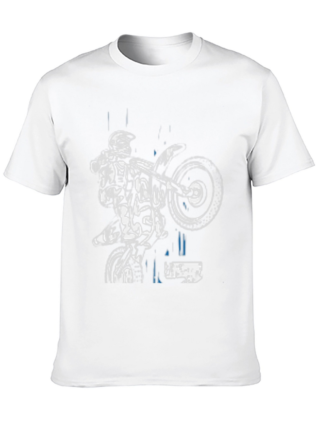 Motocross Rider Black T-Shirt
