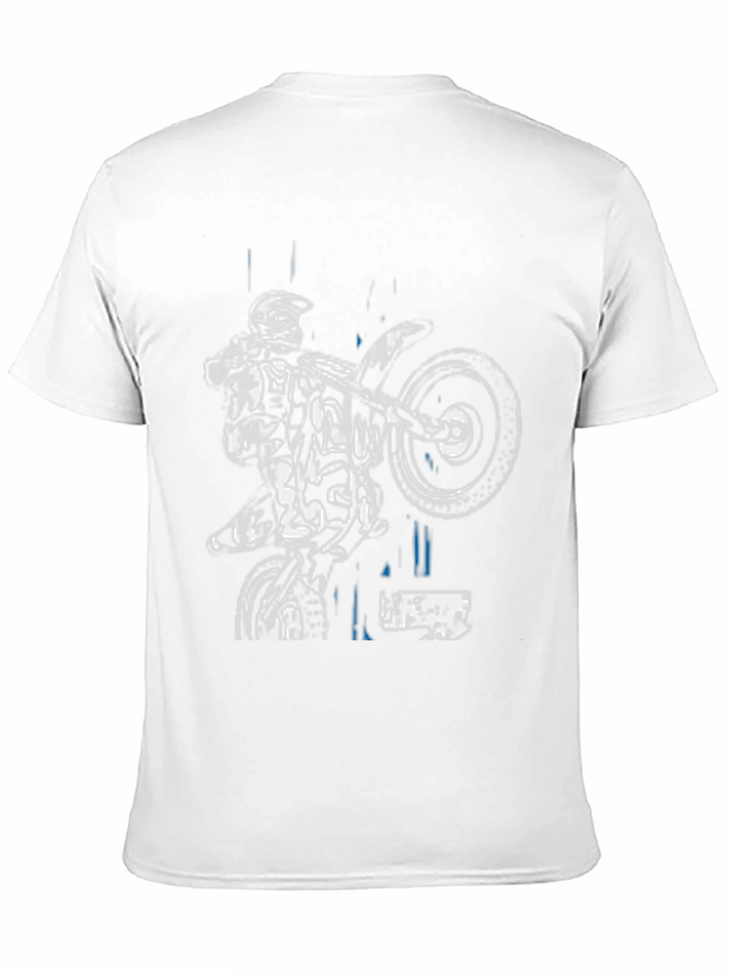 Motocross Rider Black T-Shirt