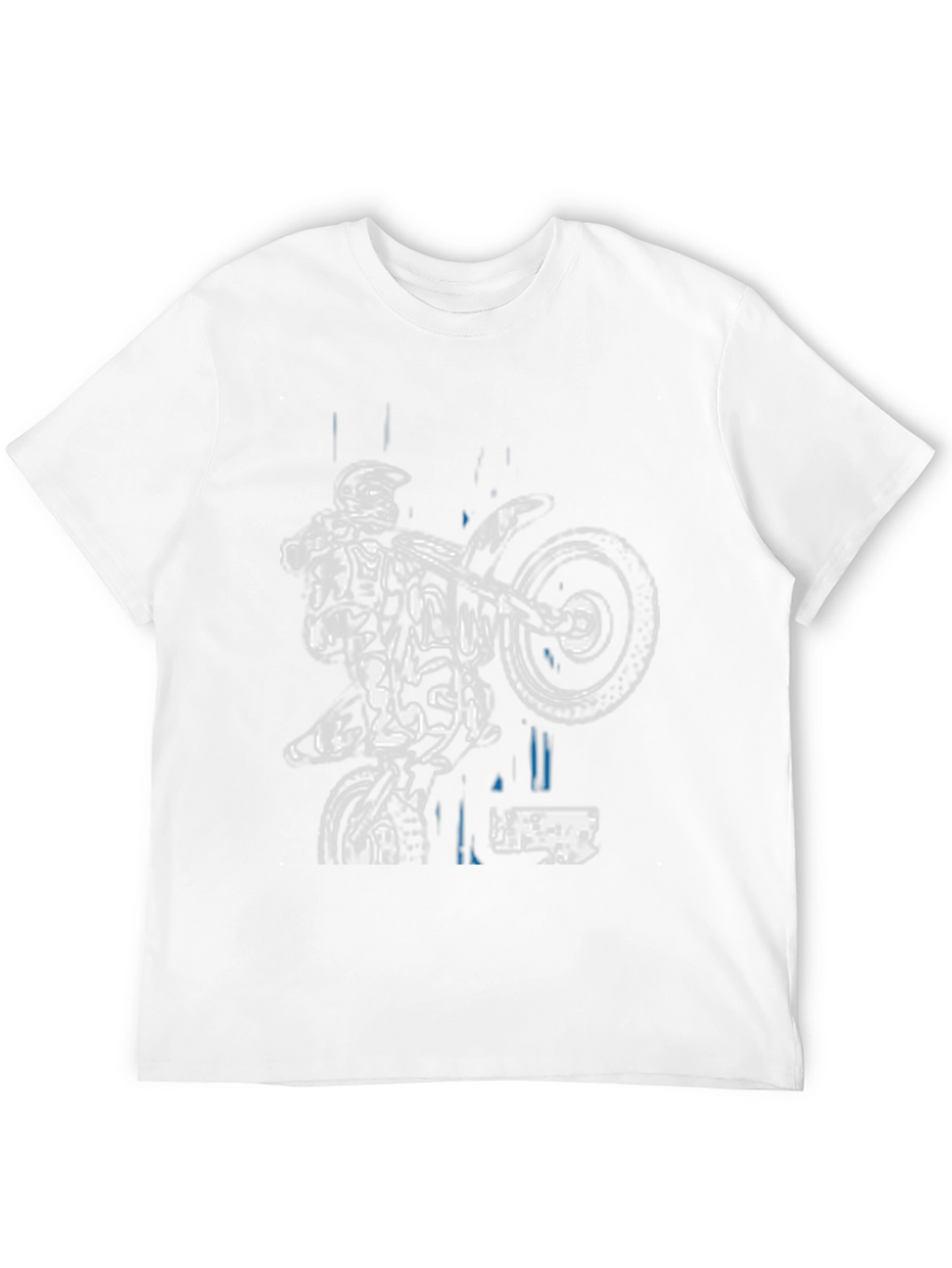 Motocross Rider Black T-Shirt