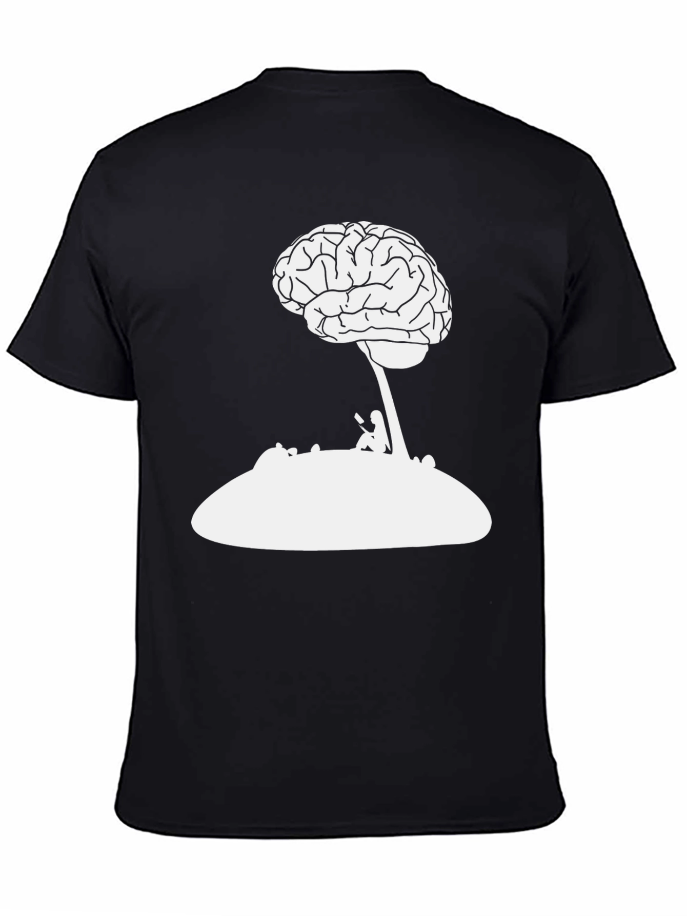 Brainy Black Tee - Thinkers Delight