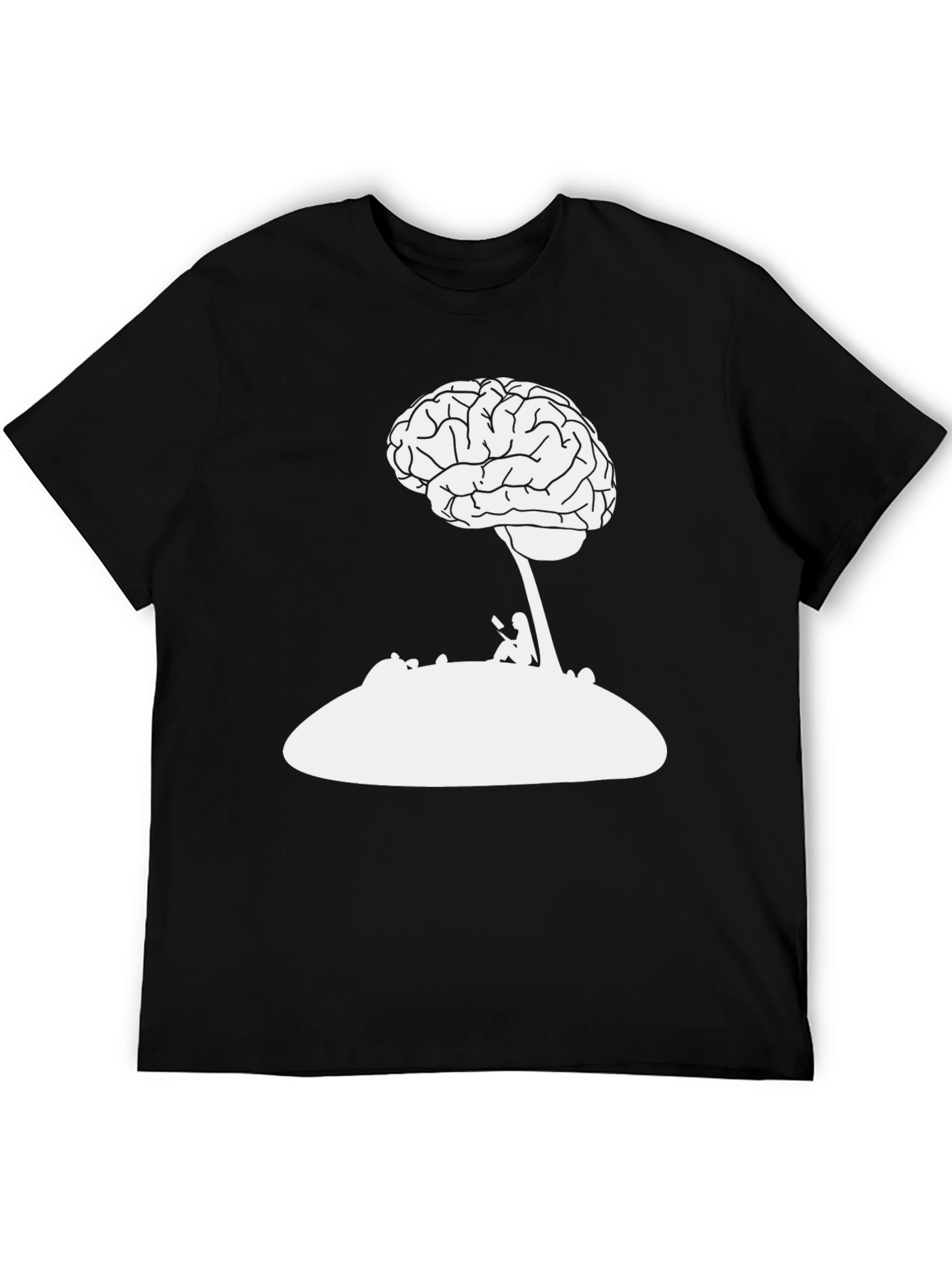 Brainy Black Tee - Thinkers Delight