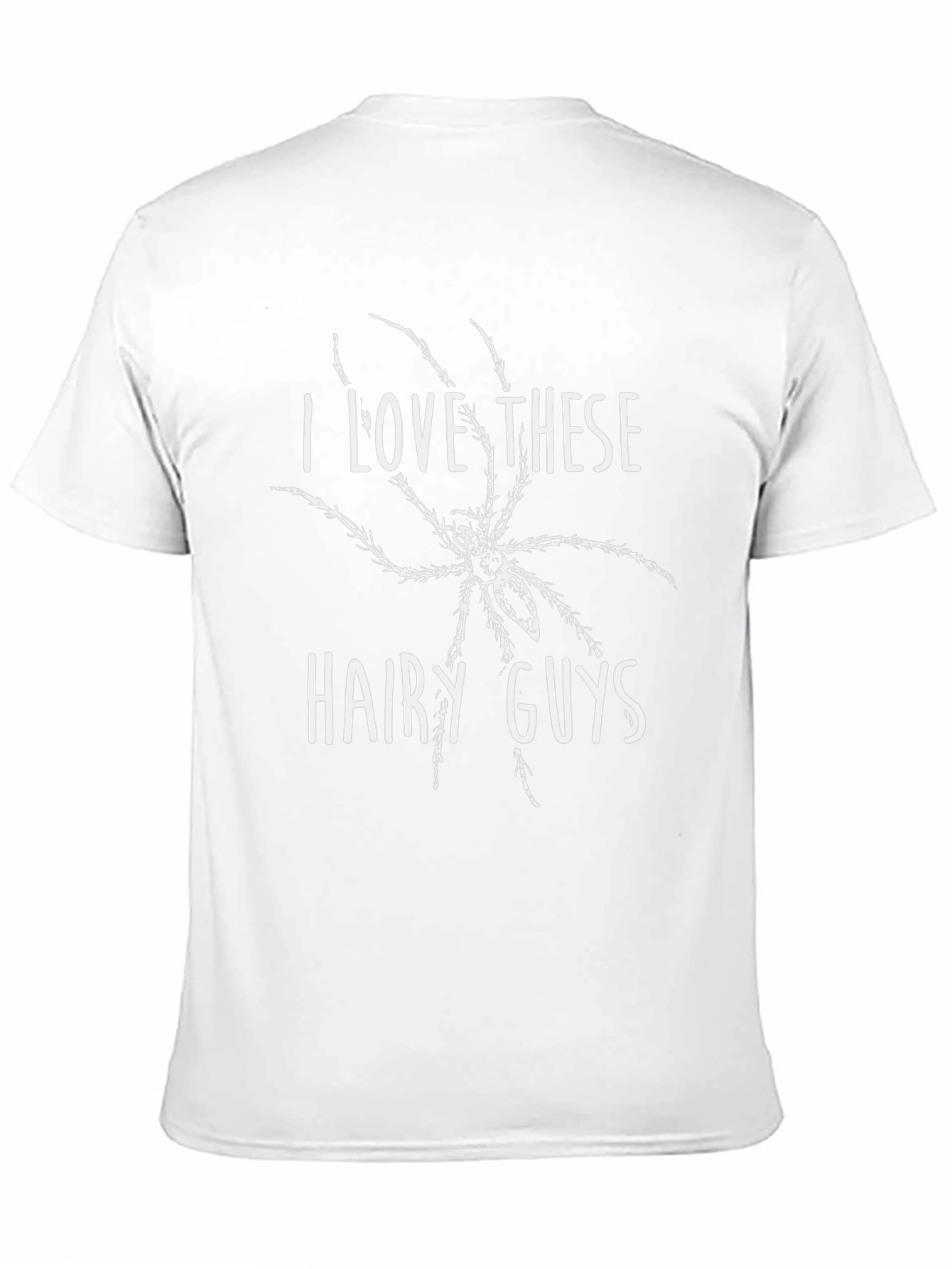 I Love These Hairy Guys Spider Graphic T-Shirt
