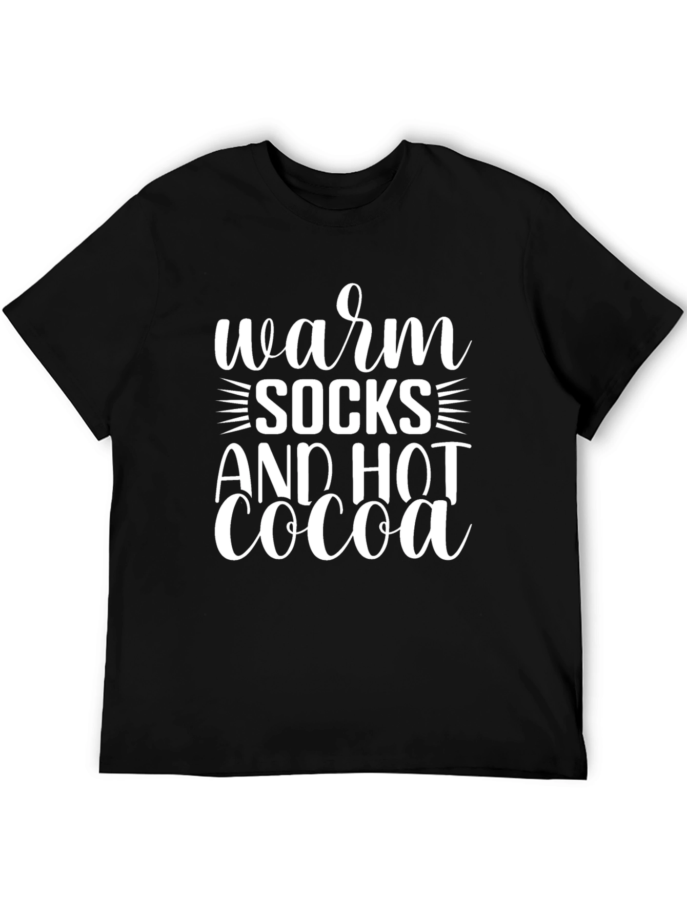 Warm Socks and Hot Cocoa Graphic T-Shirt