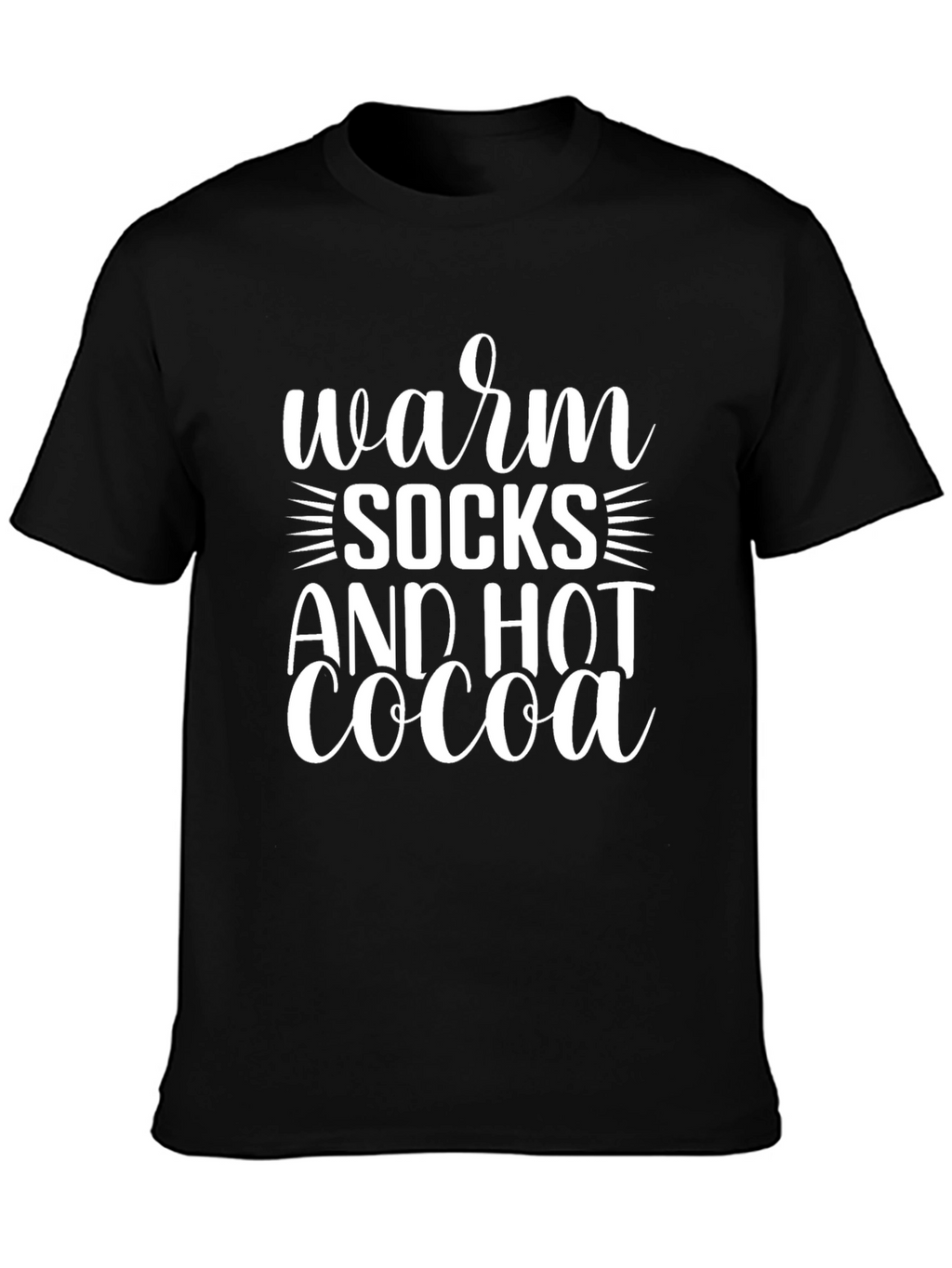 Warm Socks and Hot Cocoa Graphic T-Shirt