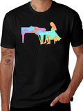 Binge Piano Graphic T-Shirt - Music Lover Tee