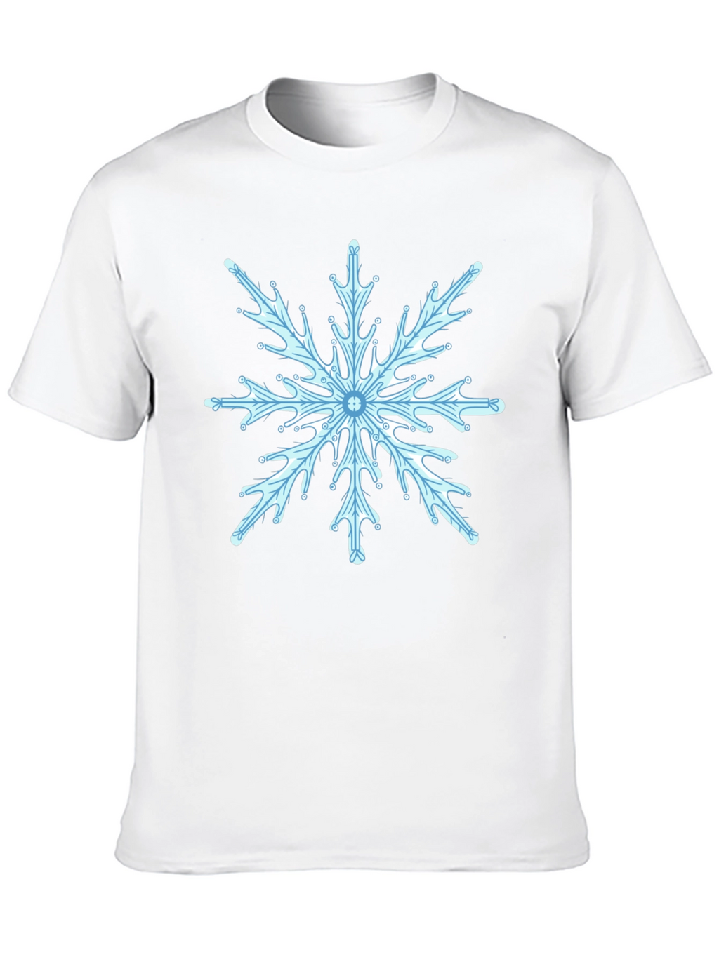 Snowflake Graphic Tee - Stylish Winter Apparel