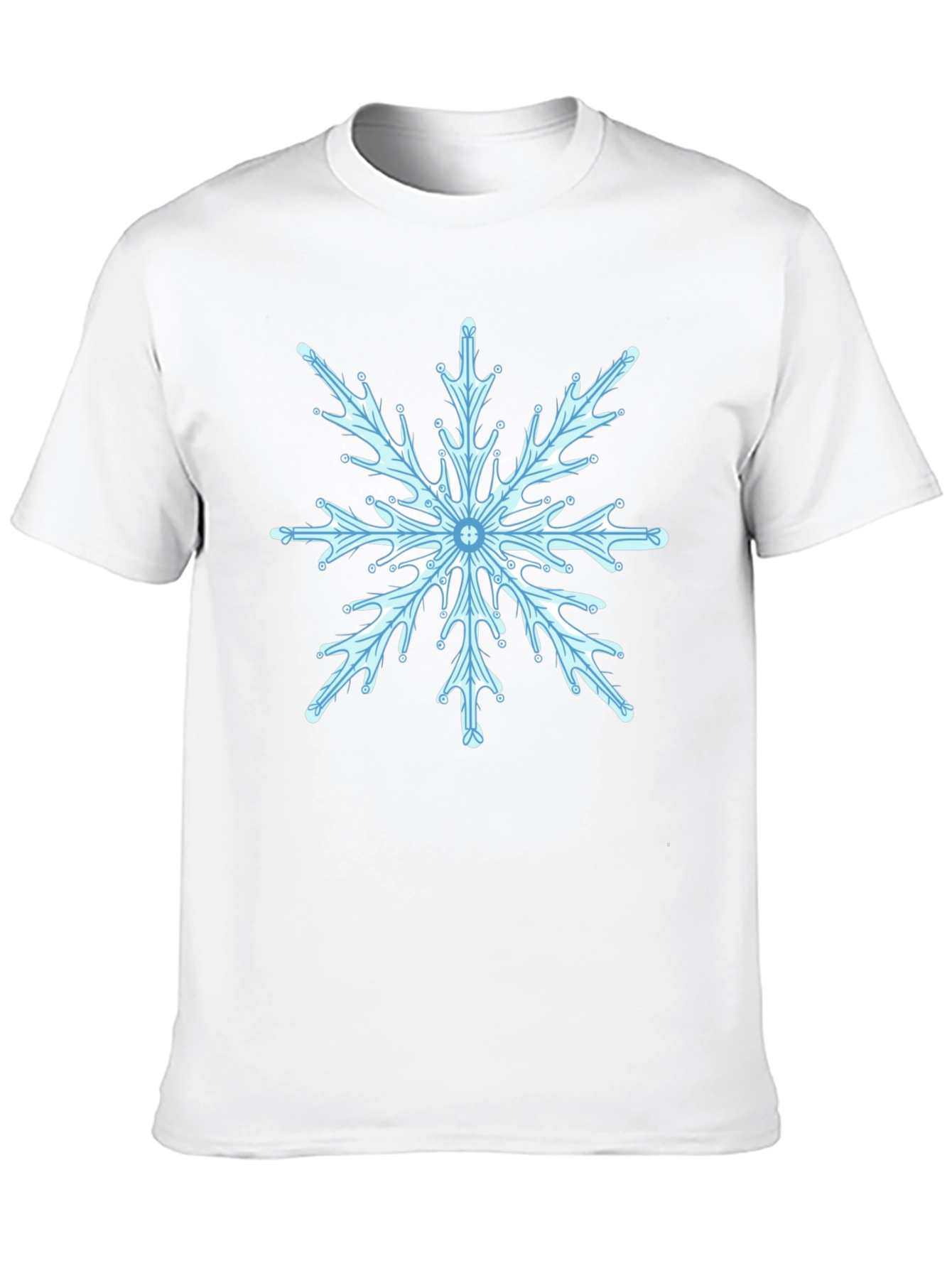 Snowflake Graphic Tee - Stylish Winter Apparel