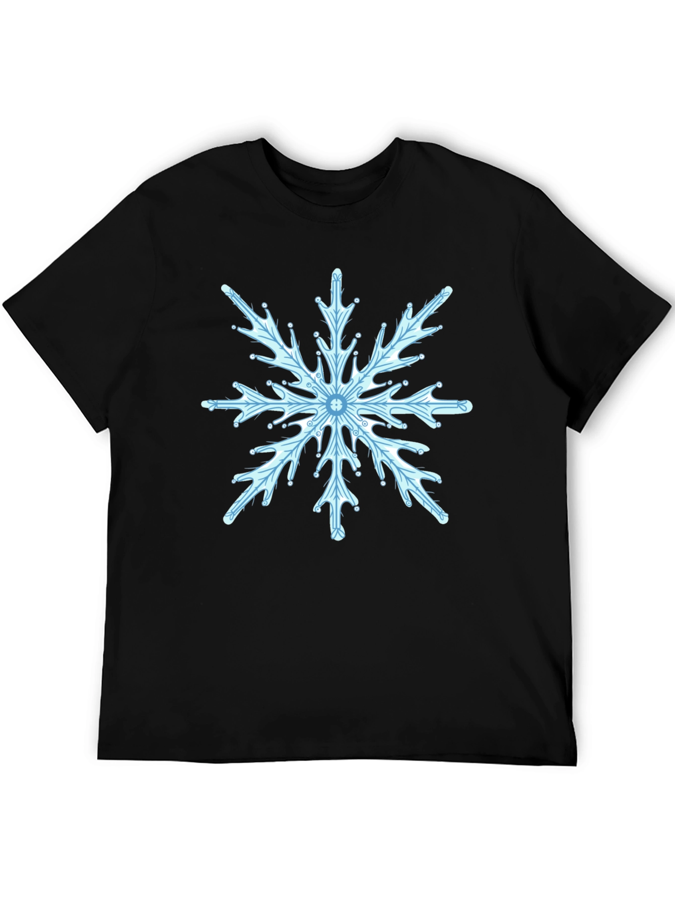 Snowflake Graphic Tee - Stylish Winter Apparel