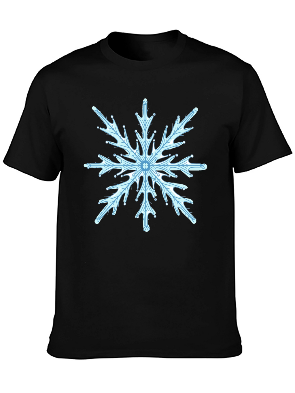 Snowflake Graphic Tee - Stylish Winter Apparel