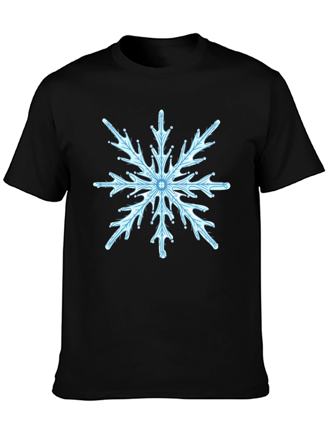 Snowflake Graphic Tee - Stylish Winter Apparel