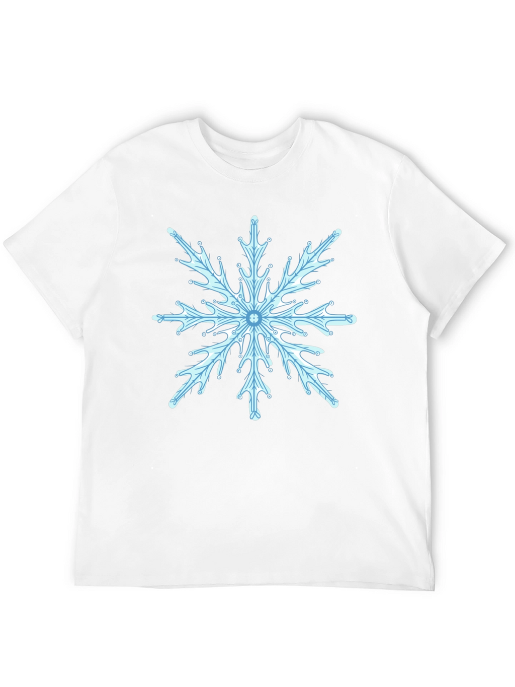 Snowflake Graphic Tee - Stylish Winter Apparel