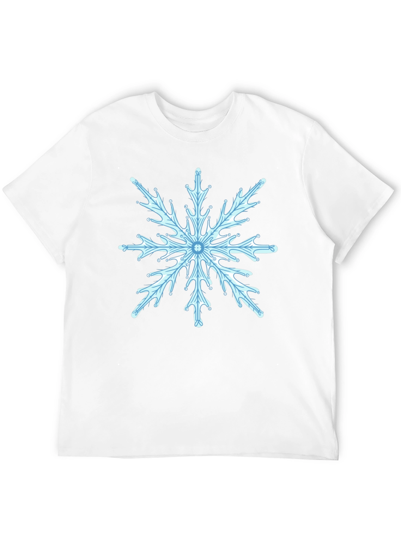 Snowflake Graphic Tee - Stylish Winter Apparel