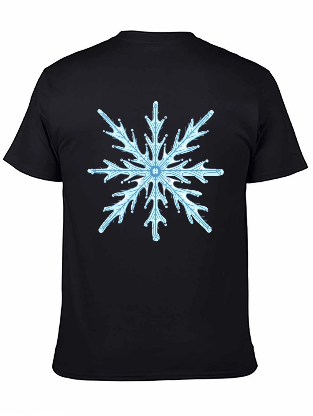 Snowflake Graphic Tee - Stylish Winter Apparel