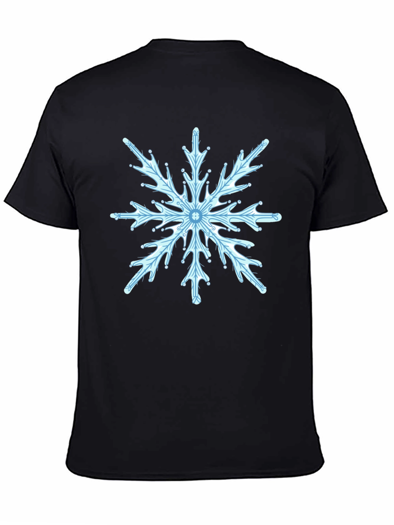 Snowflake Graphic Tee - Stylish Winter Apparel