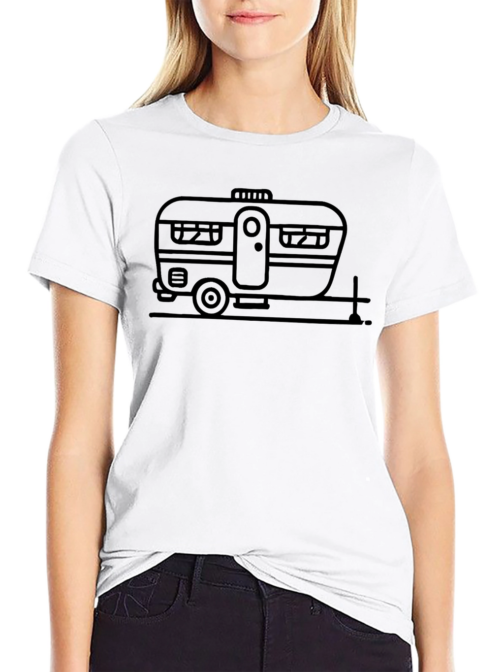 Retro Camper Graphic Tee - Adventure Ready