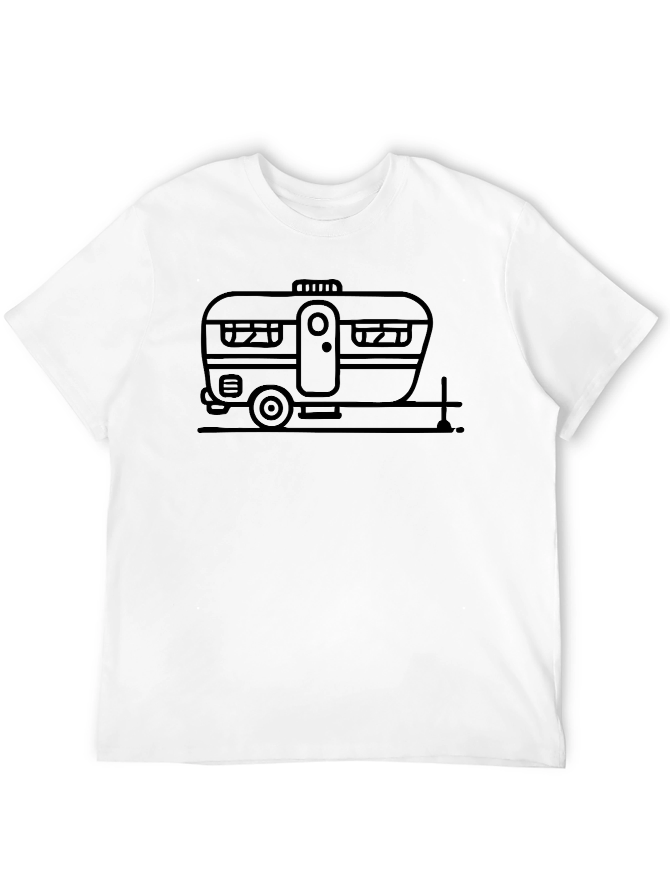 Retro Camper Graphic Tee - Adventure Ready