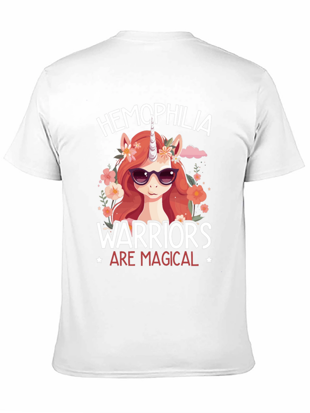 Hemophilia Warrior Unicorn T-Shirt