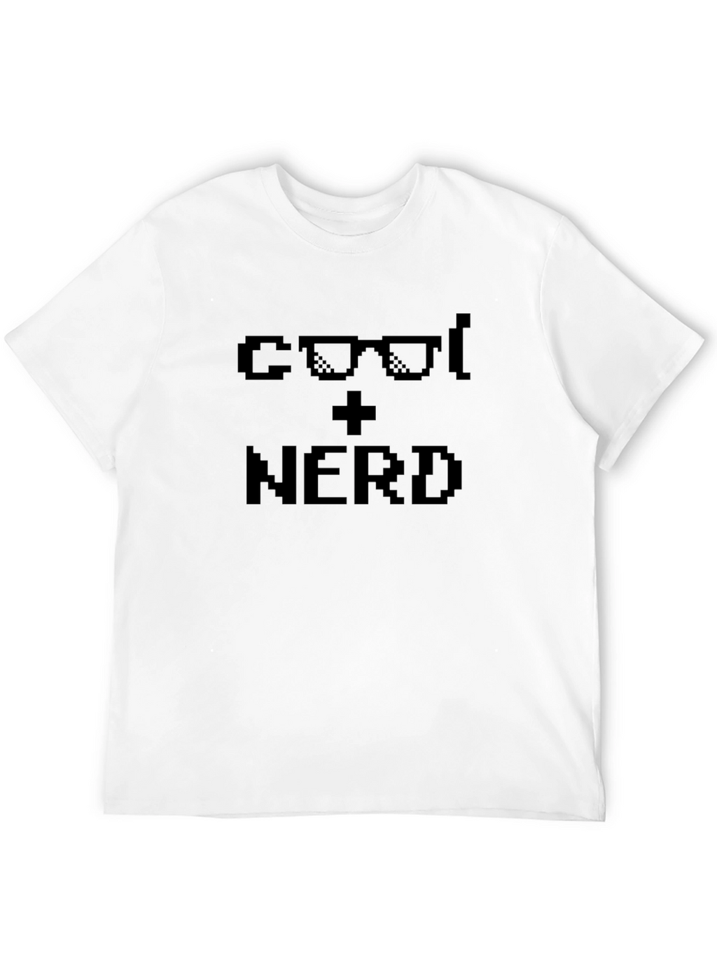 Cool + Nerd Pixel Graphic Tee - Black T-Shirt