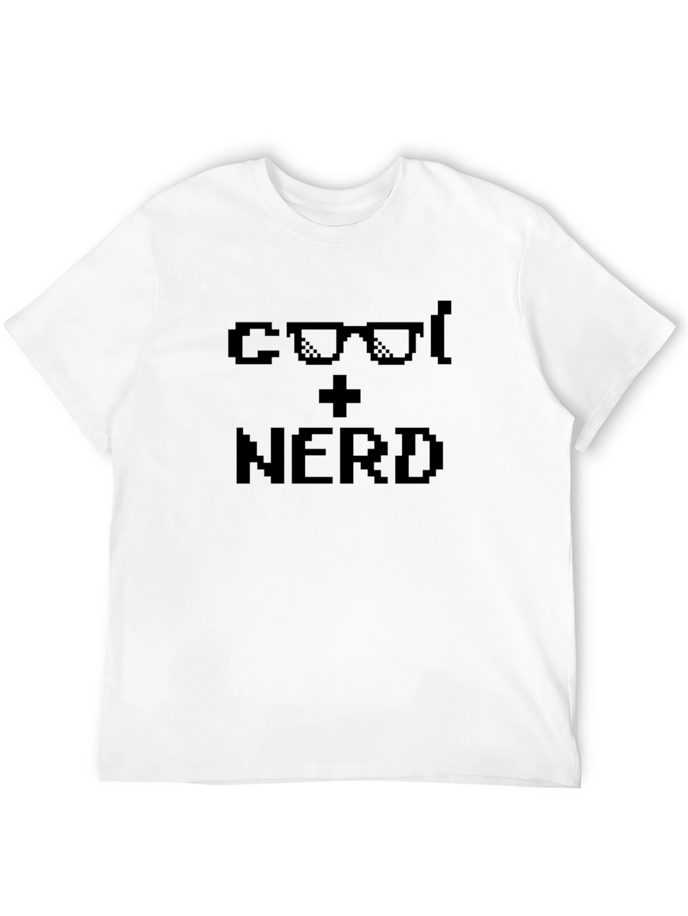 Cool + Nerd Pixel Graphic Tee - Black T-Shirt