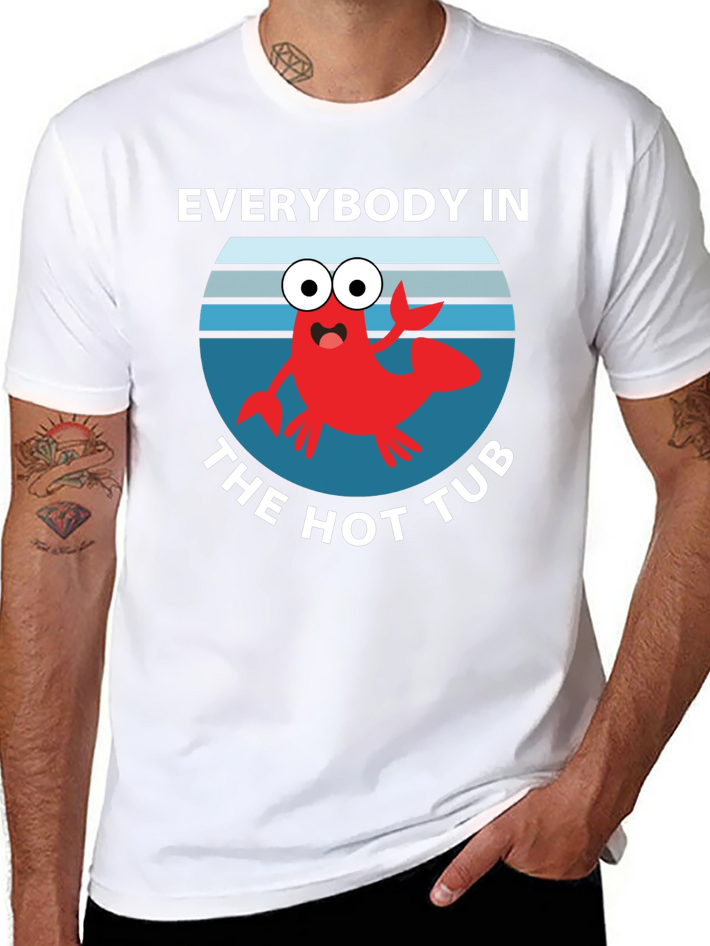 Everybody in the Hot Tub Novelty T-Shirt