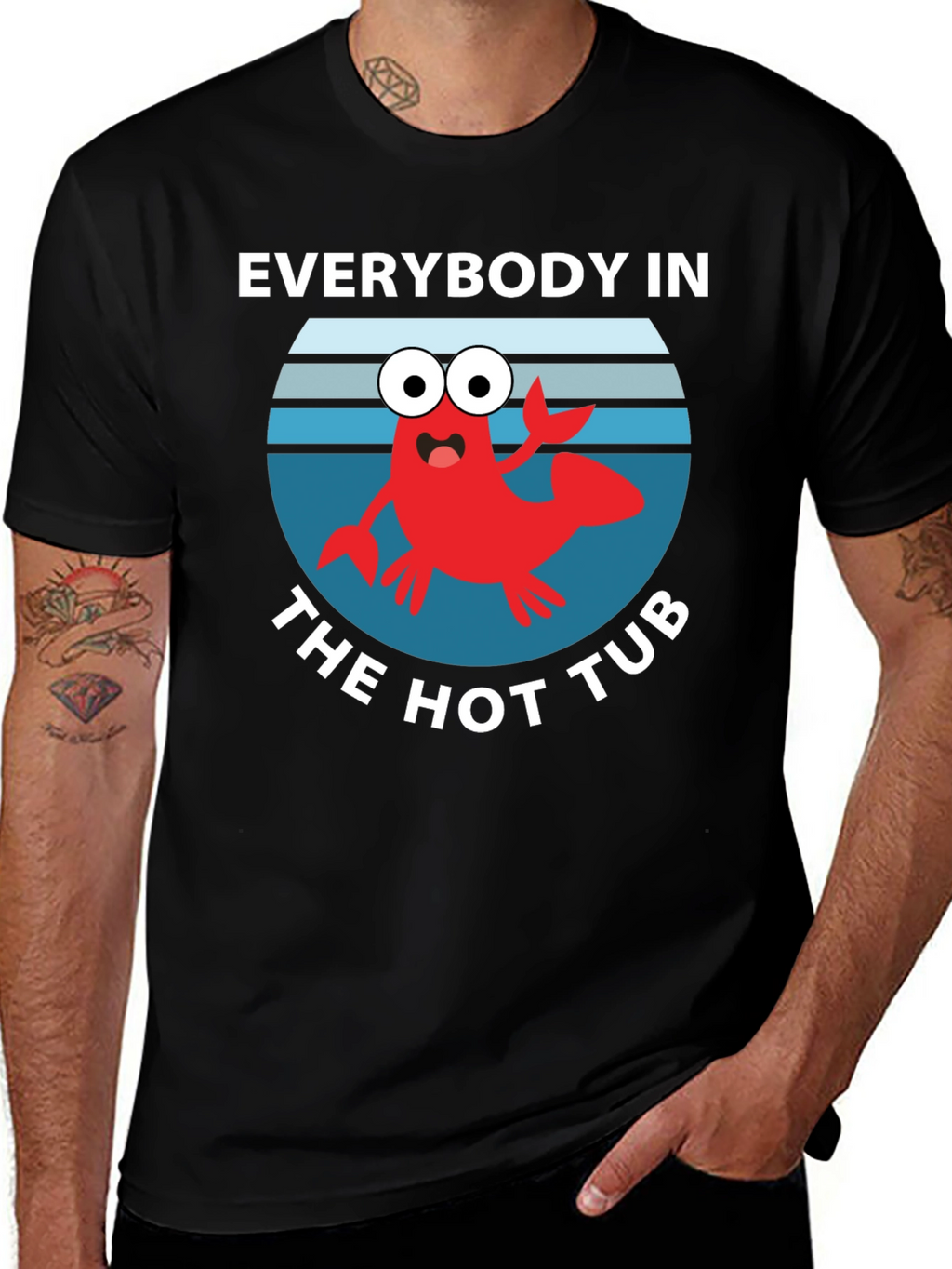 Everybody in the Hot Tub Novelty T-Shirt