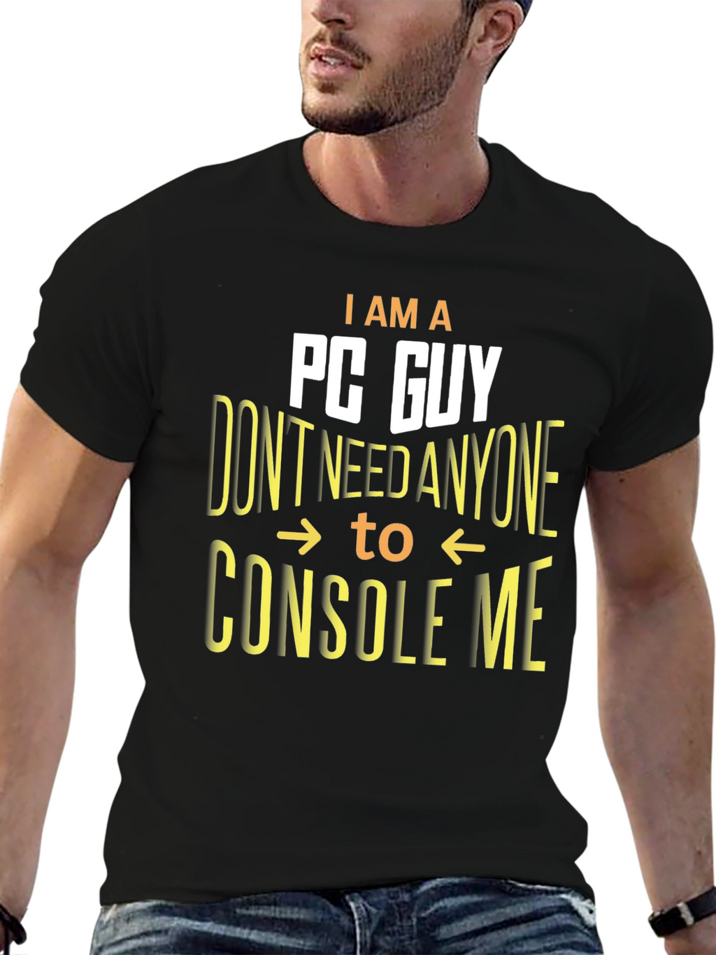 I Am A PC Guy Funny Gamer T-Shirt