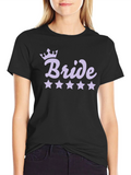 Bride Graphic T-Shirt - Wedding Party Top