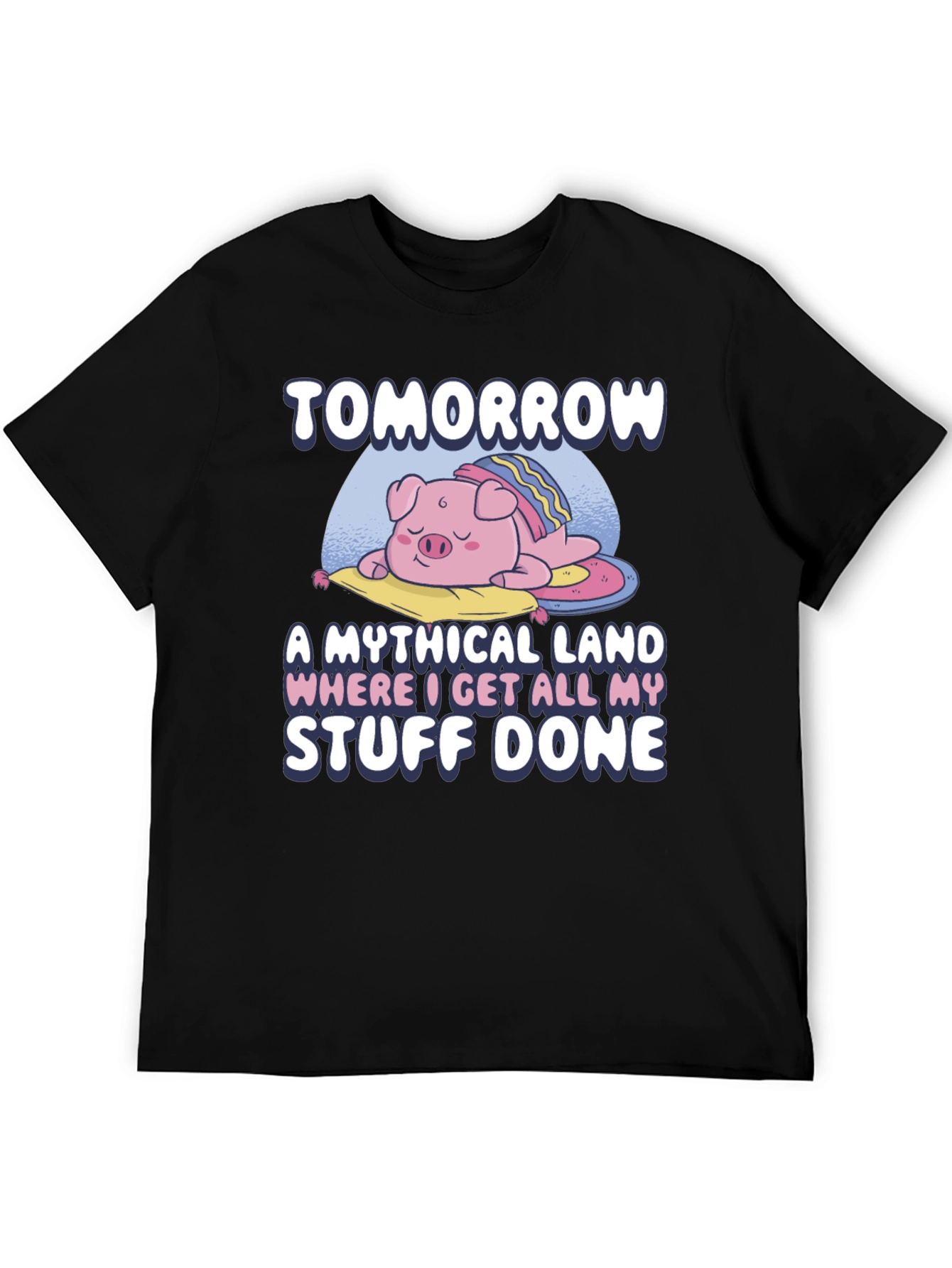 Tomorrow Mythical Land Pig Nap T-Shirt
