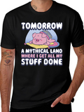 Tomorrow Mythical Land Pig Nap T-Shirt