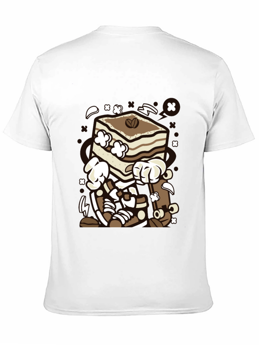 Tiramisu Cartoon Graphic T-Shirt
