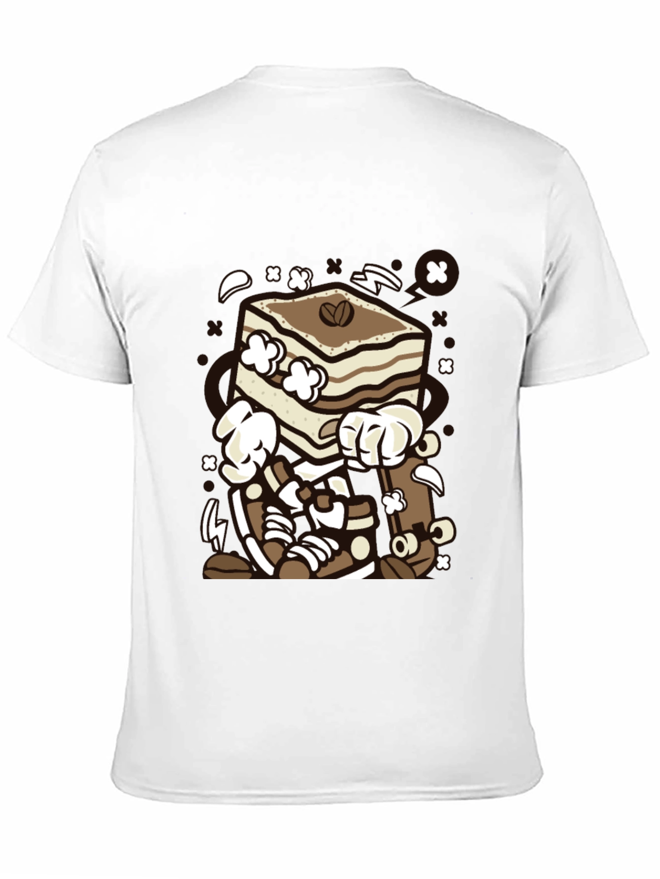 Tiramisu Cartoon Graphic T-Shirt