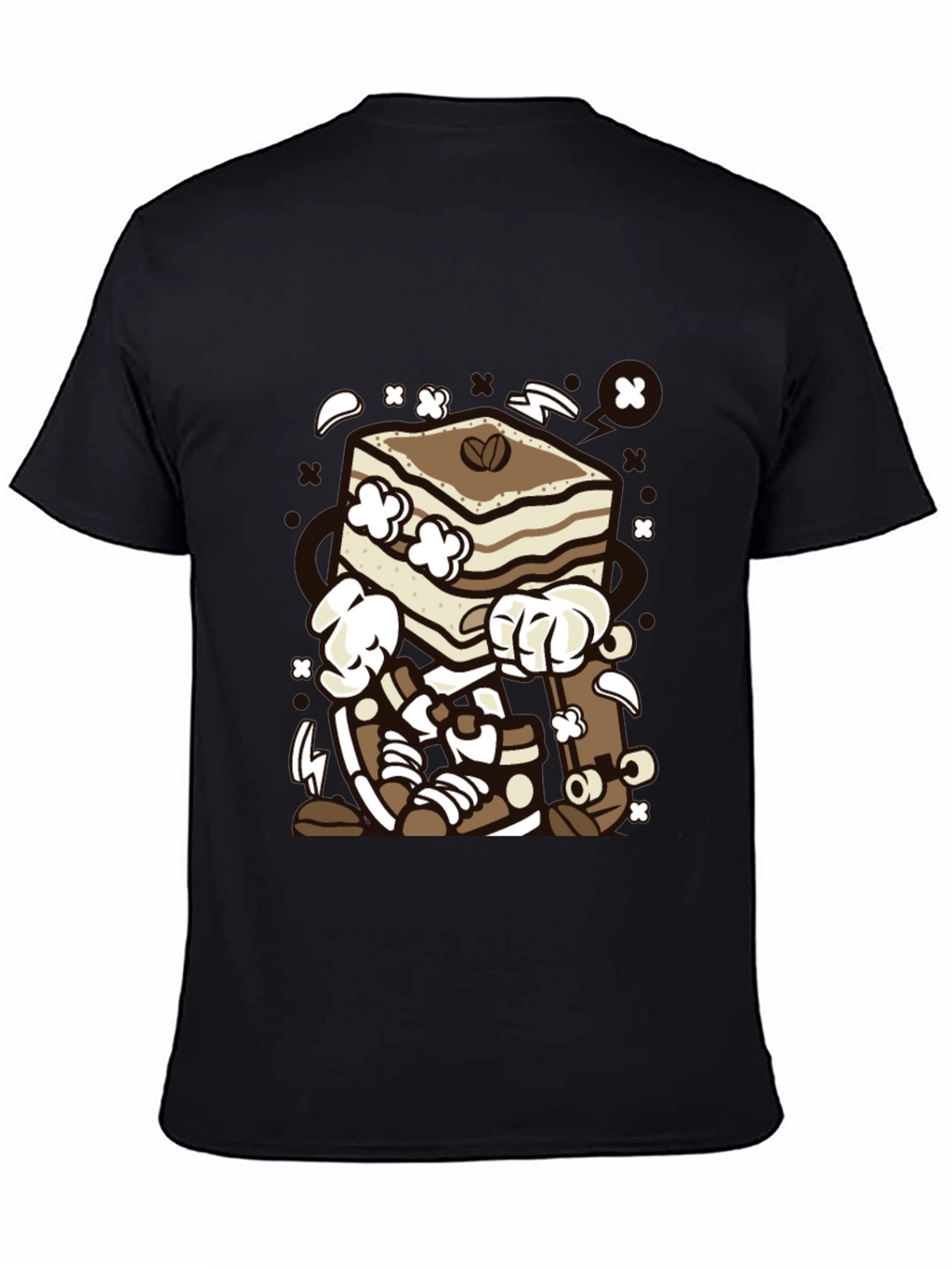 Tiramisu Cartoon Graphic T-Shirt