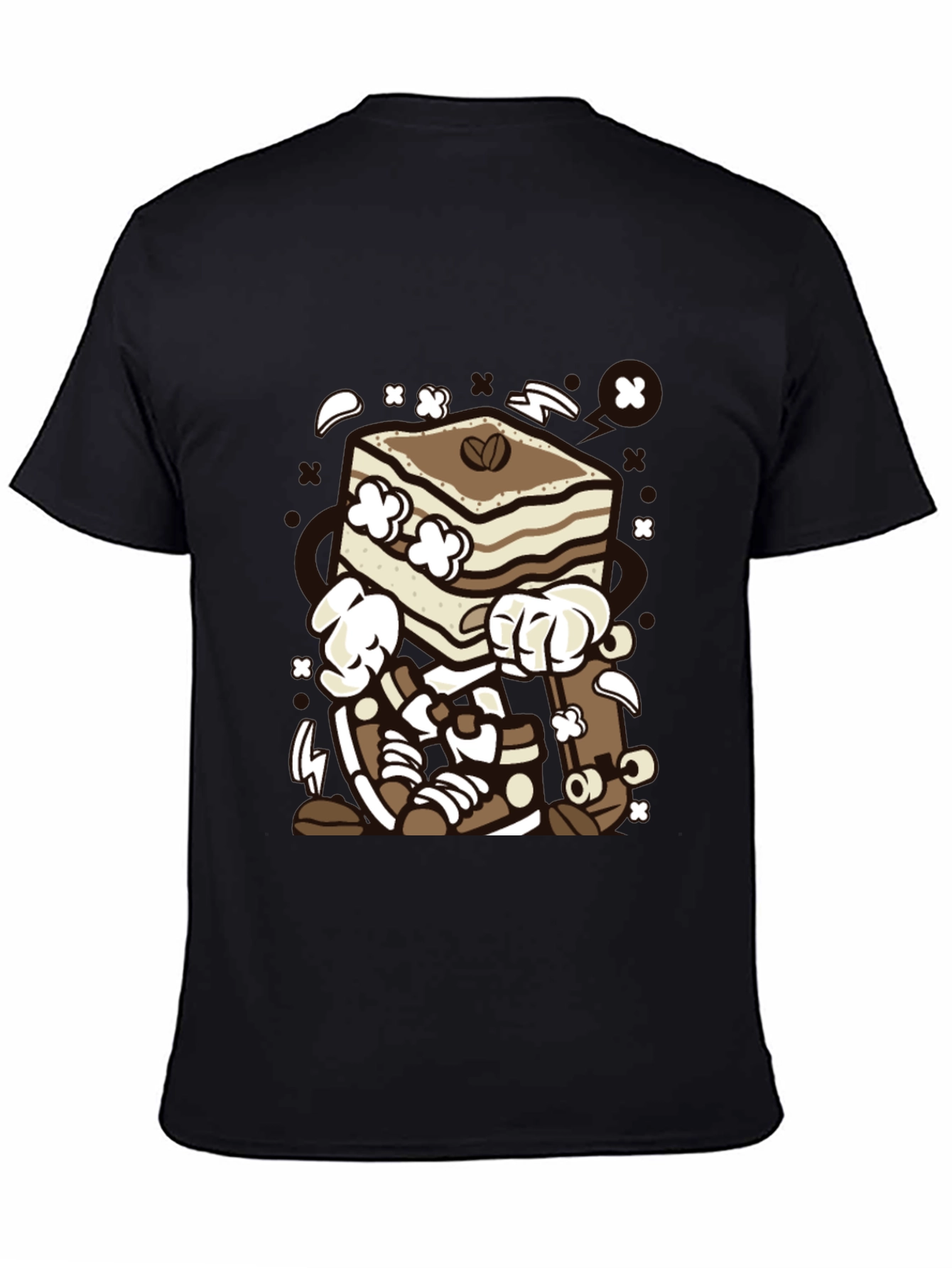 Tiramisu Cartoon Graphic T-Shirt