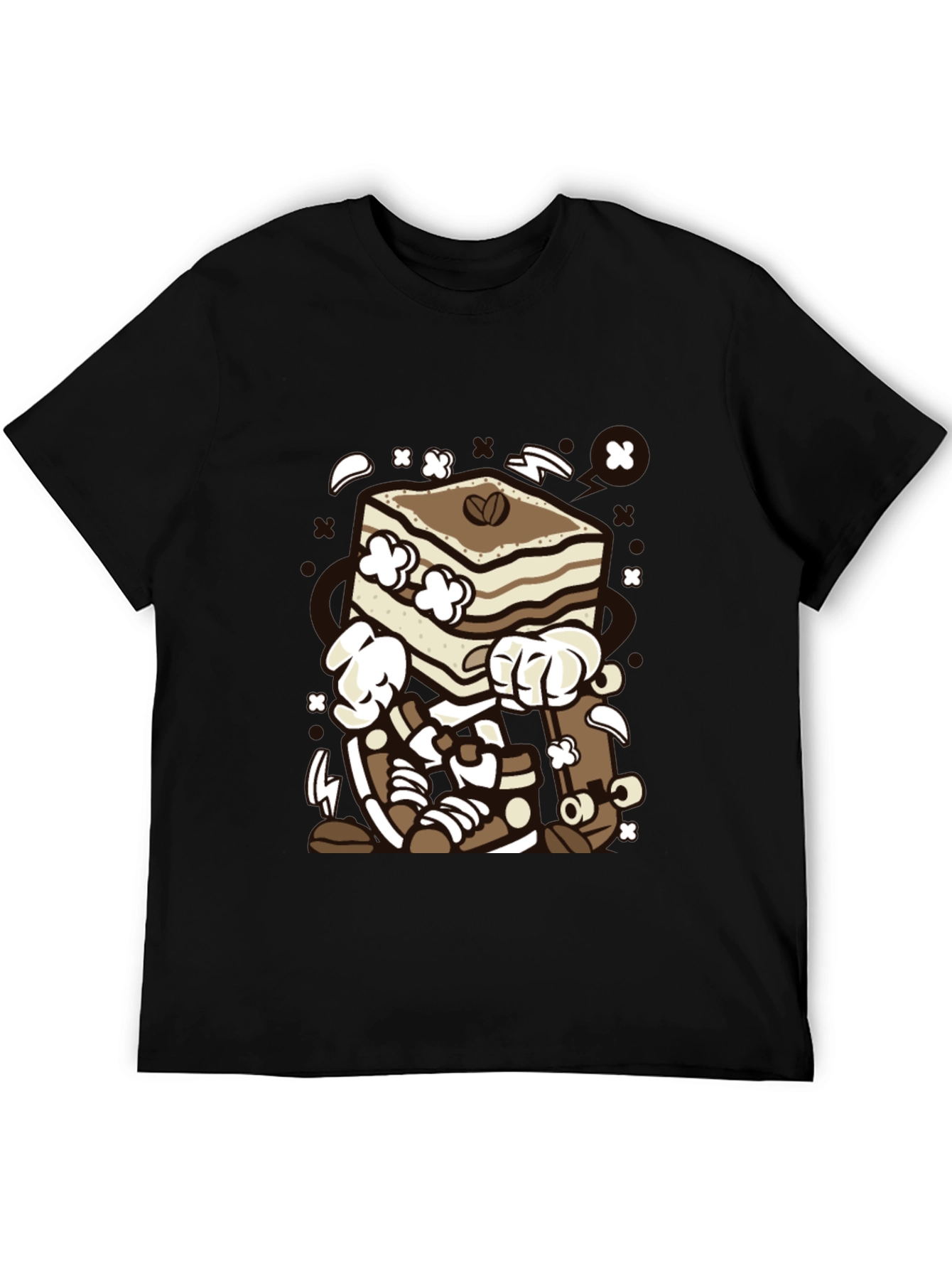 Tiramisu Cartoon Graphic T-Shirt