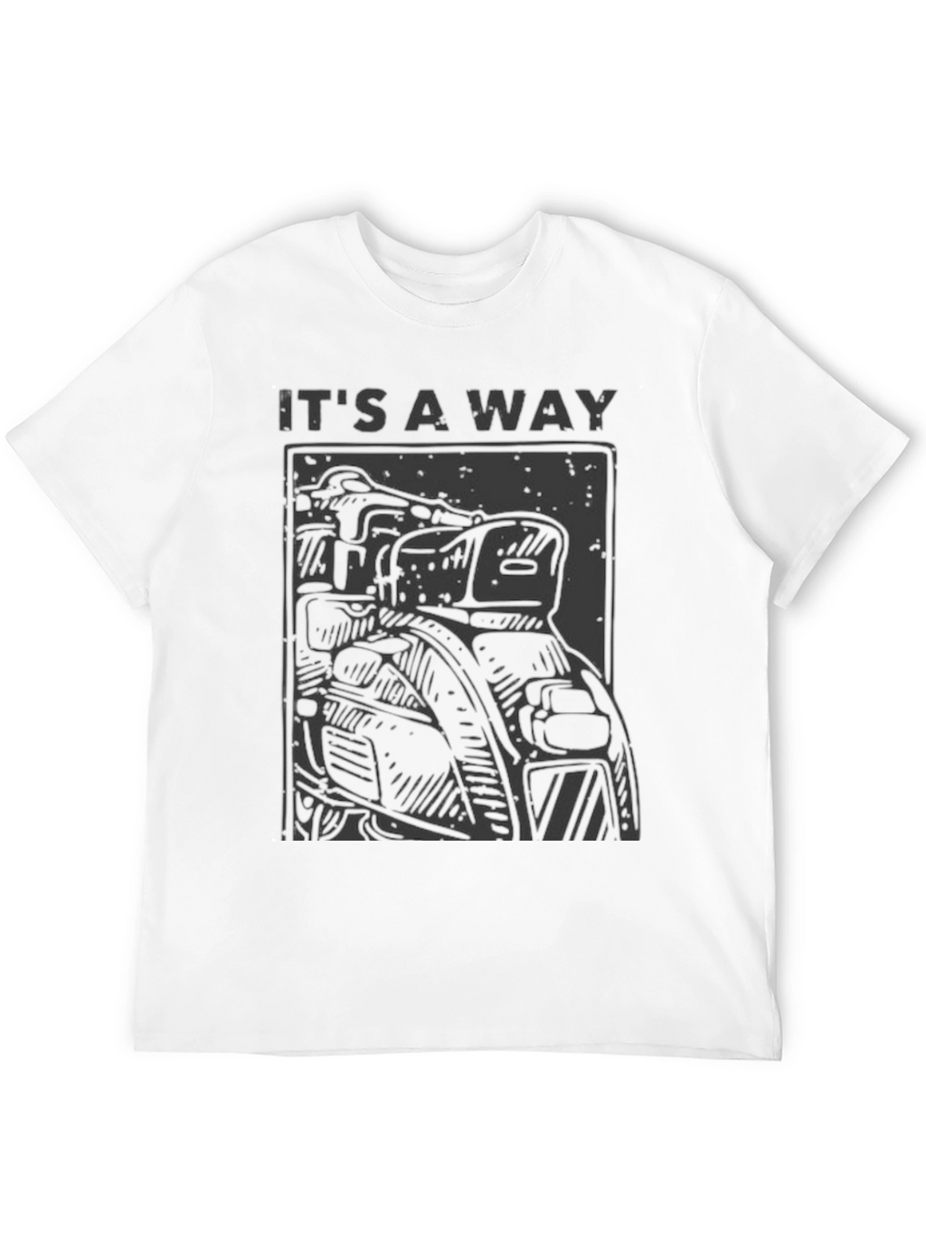 Its a Way Motorcycle T-Shirt - Black