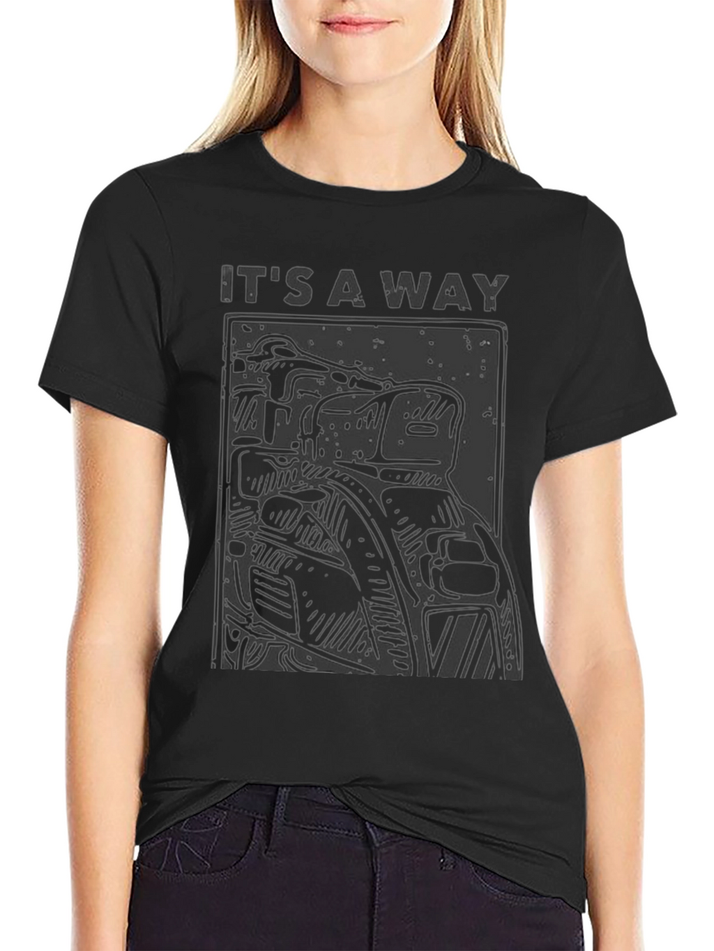 Its a Way Motorcycle T-Shirt - Black